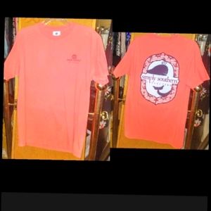 Simply Southern Collection Short Sleeve Tee Shirt Sz M
